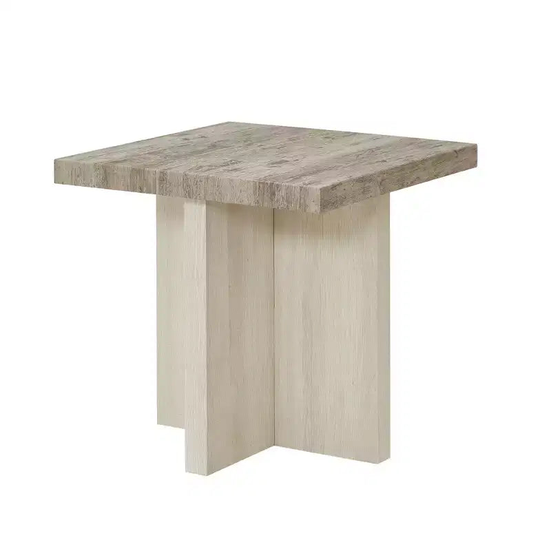 Table d'appoint carrée Roundhill Furniture Mchome, Table de chevet