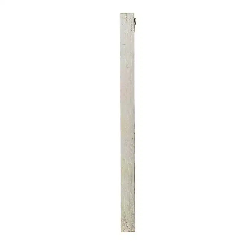 HomeRoots – Lot de deux miroirs décoratifs encadrés en bois blanc et or, 30 po