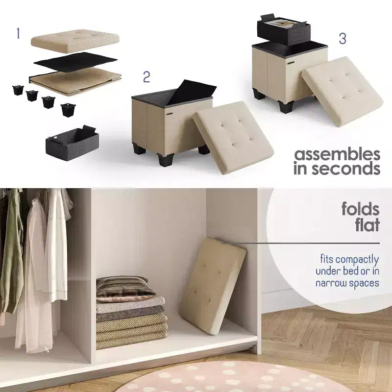 Banc de rangement StorageBud pour chambre à coucher en bout de lit, banc de rangement en velours, grand banc de rangement, banc d'entrée avec rangement
