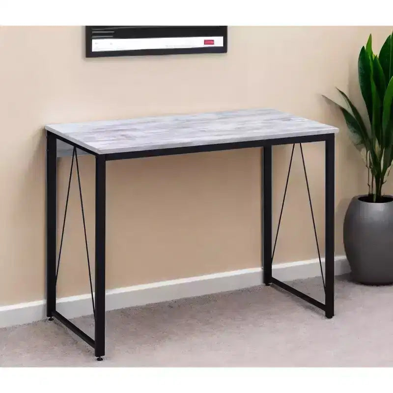 Bureau de style antique blanc et noir HomeRoots 35