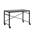 HomeRoots 47 Brown and Black Writing Desk