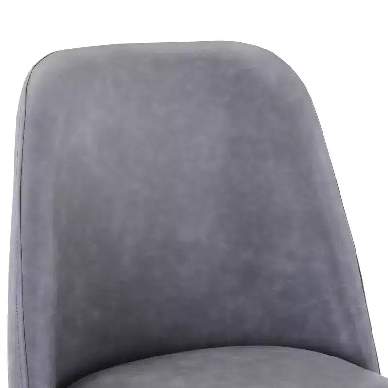 Jofran, tabouret de bar à hauteur de comptoir en similicuir d'inspiration milieu de siècle (ensemble de 2)