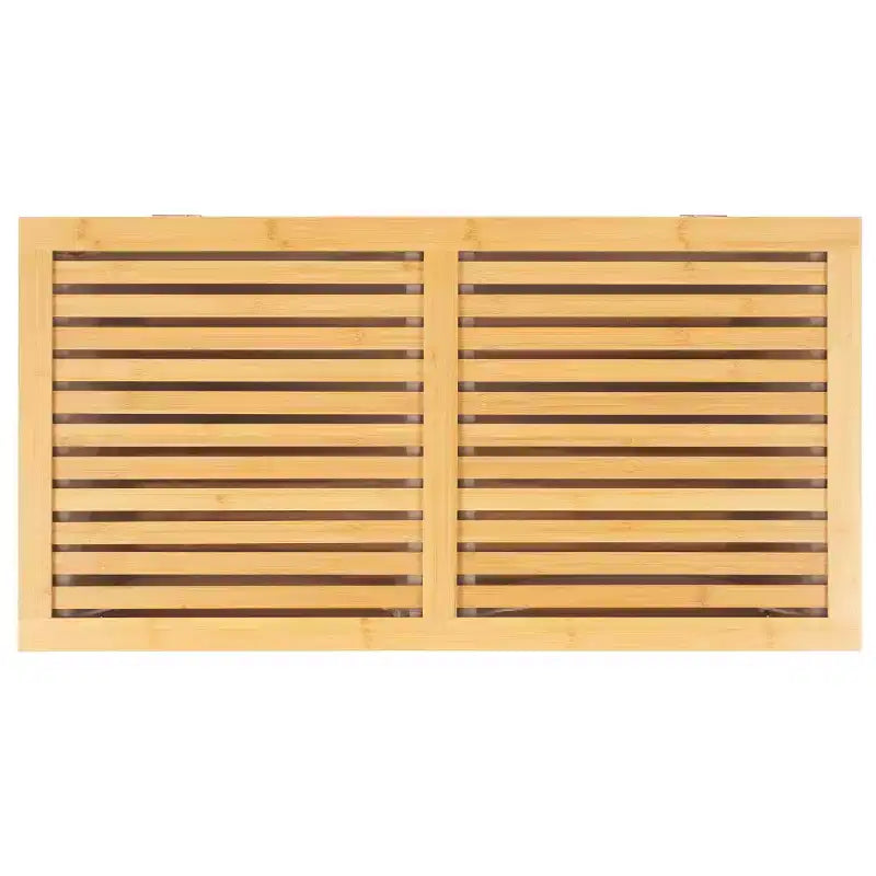 Panier à linge double compartiment Lahiri avec doublure - STG1904 - Naturel/Beige - Safavieh