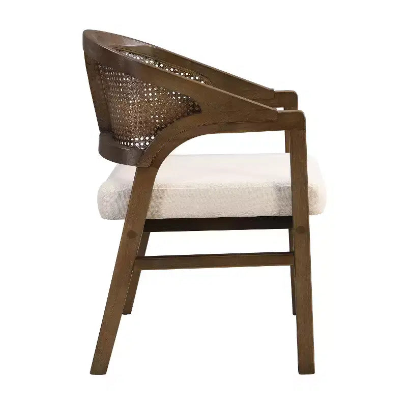 Ensemble de salle à manger 7 pièces Christopher Knight Home Keira moderne en rotin et bois d'hévéa rembourré