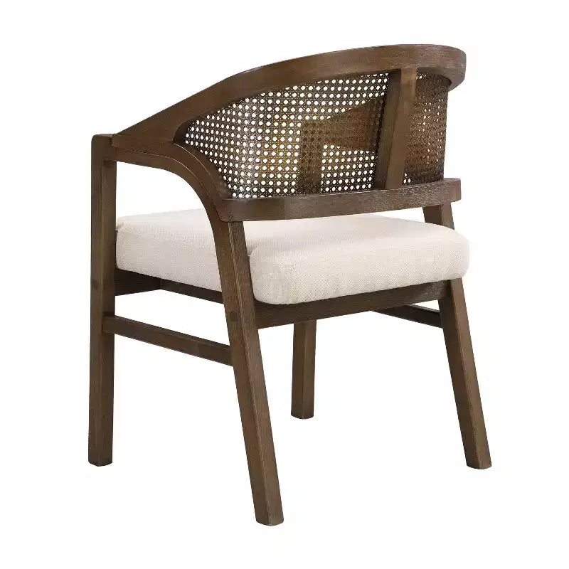 Ensemble de salle à manger 7 pièces Christopher Knight Home Keira moderne en rotin et bois d'hévéa rembourré