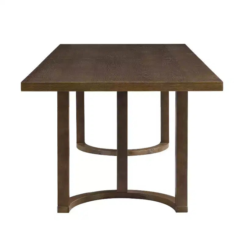 Ensemble de salle à manger 7 pièces Christopher Knight Home Keira moderne en rotin et bois d'hévéa rembourré
