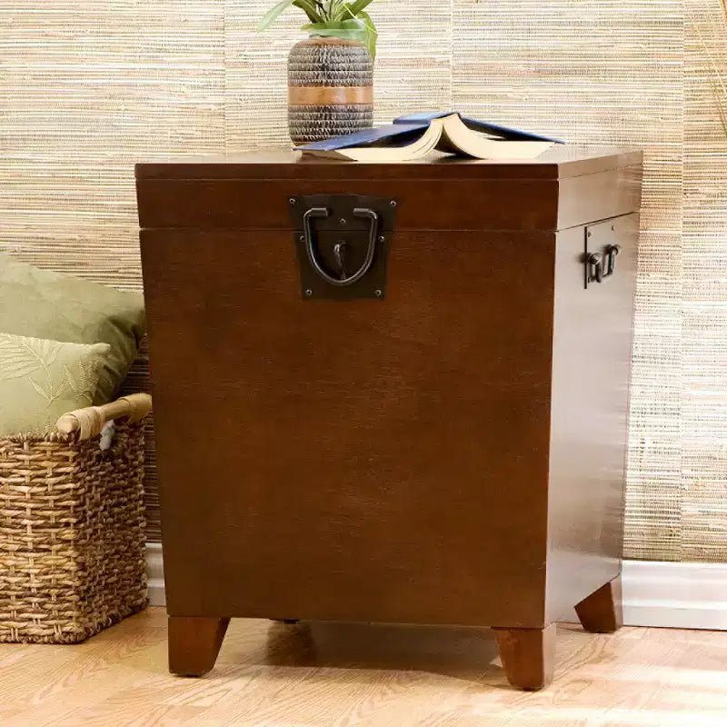 Table d'appoint Pyramid Trunk - Marron - SEI