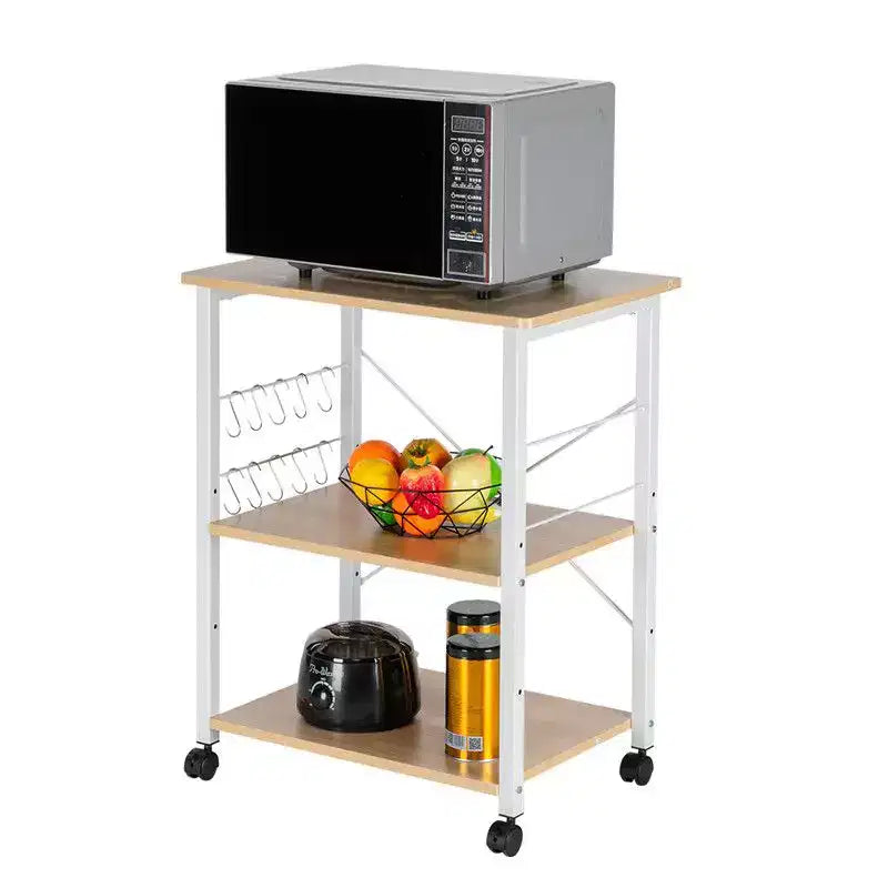 Étagère de cuisine 3 niveaux Karl pour micro-ondes, four, etc.