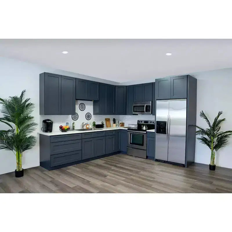 Meuble de cuisine bas CASAINC de 30 po L x 24 po P x 34,5 po H avec tiroir et charnières à fermeture amortie, en contreplaqué, armoire RTA