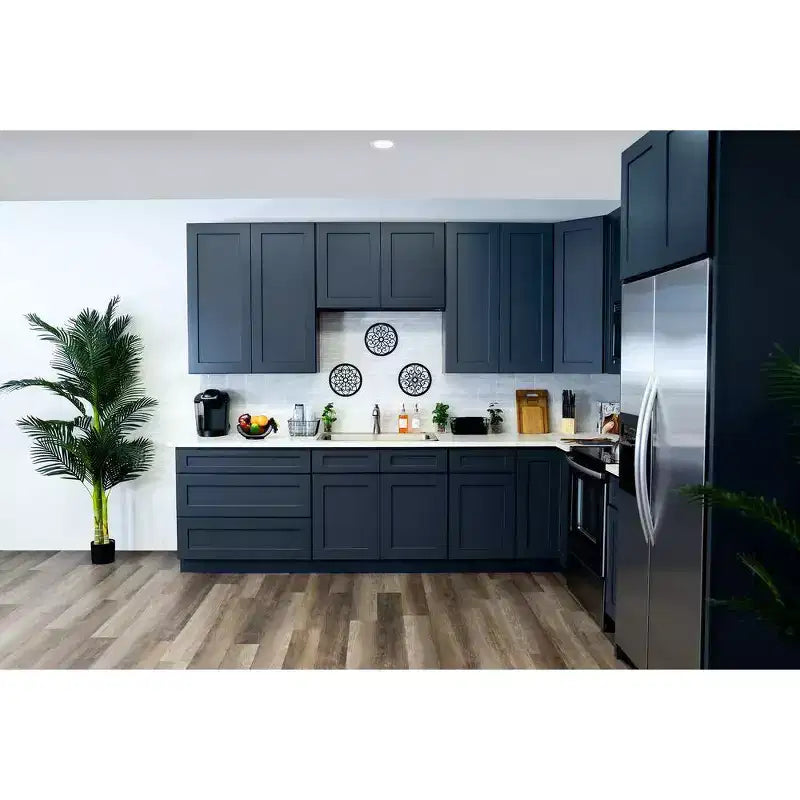 Meuble de cuisine bas CASAINC de 30 po L x 24 po P x 34,5 po H avec tiroir et charnières à fermeture amortie, en contreplaqué, armoire RTA