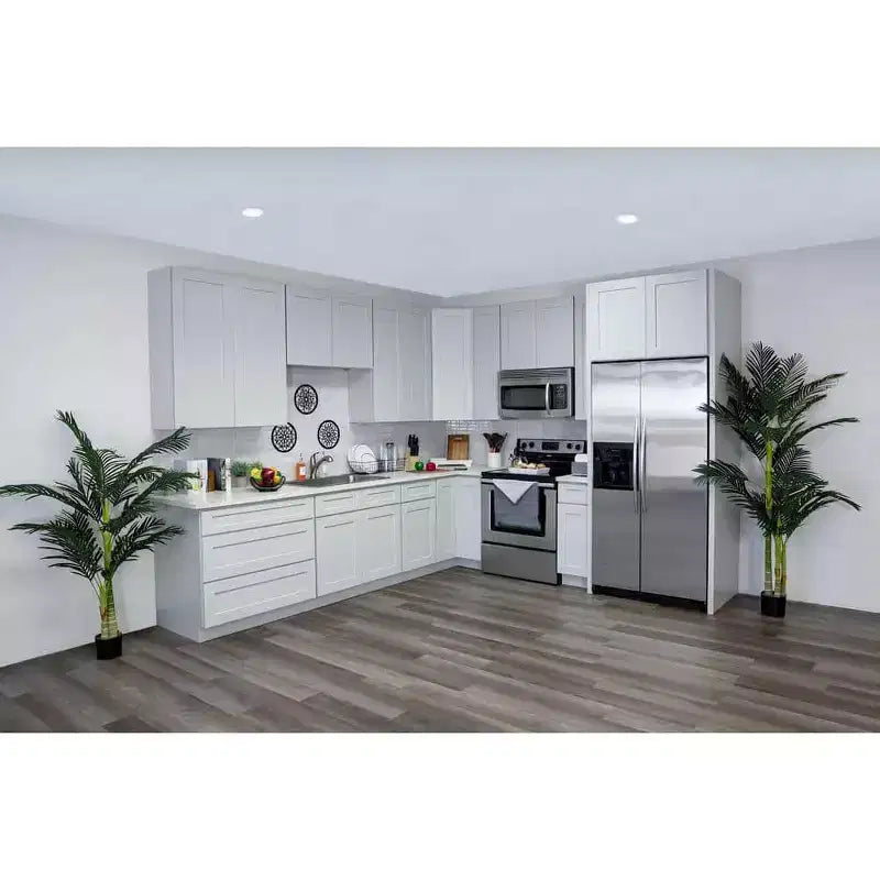 Meuble de cuisine bas CASAINC de 30 po L x 24 po P x 34,5 po H avec tiroir et charnières à fermeture amortie, en contreplaqué, armoire RTA