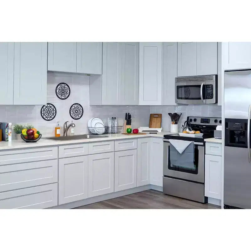 Meuble de cuisine bas CASAINC de 30 po L x 24 po P x 34,5 po H avec tiroir et charnières à fermeture amortie, en contreplaqué, armoire RTA