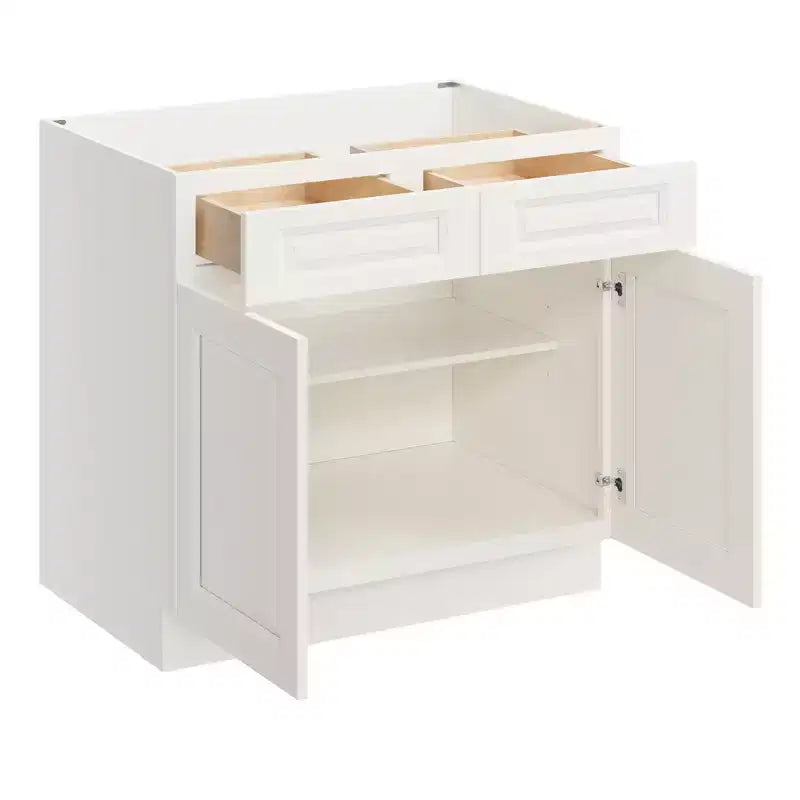 Meuble de cuisine bas CASAINC de 30 po L x 24 po P x 34,5 po H avec tiroir et charnières à fermeture amortie, en contreplaqué, armoire RTA