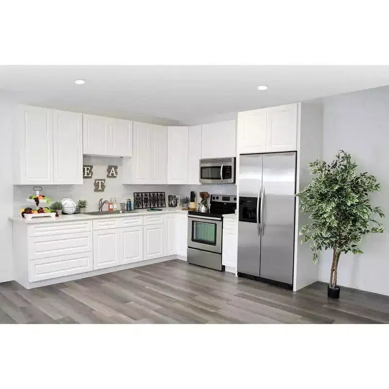 Meuble de cuisine bas CASAINC de 30 po L x 24 po P x 34,5 po H avec tiroir et charnières à fermeture amortie, en contreplaqué, armoire RTA