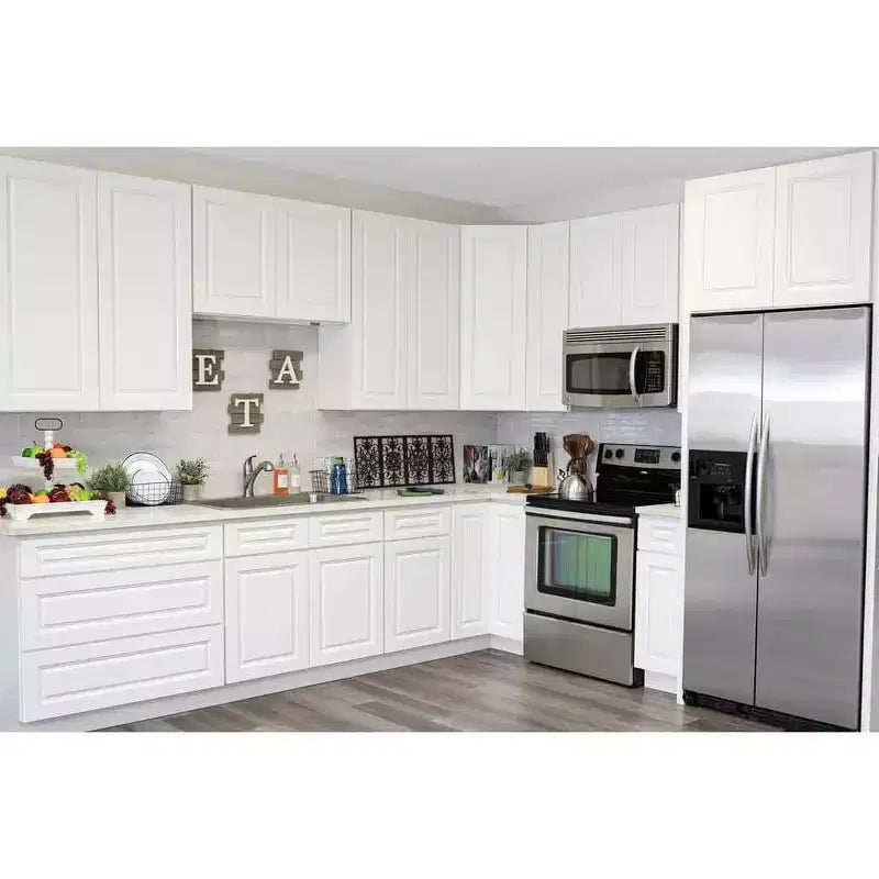 Meuble de cuisine bas CASAINC de 30 po L x 24 po P x 34,5 po H avec tiroir et charnières à fermeture amortie, en contreplaqué, armoire RTA
