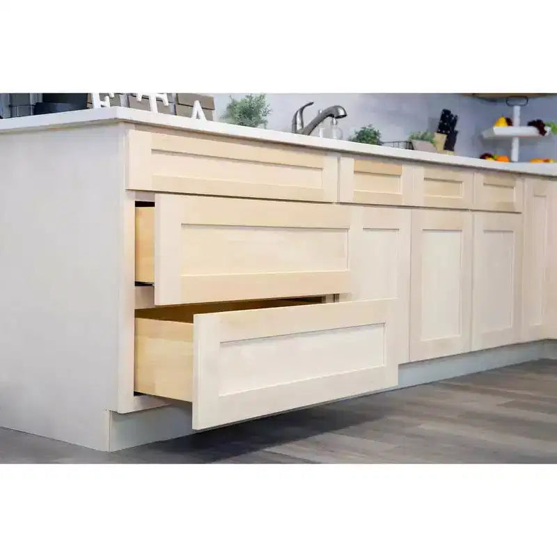 Meuble de cuisine bas CASAINC de 30 po L x 24 po P x 34,5 po H avec tiroir et charnières à fermeture amortie, en contreplaqué, armoire RTA