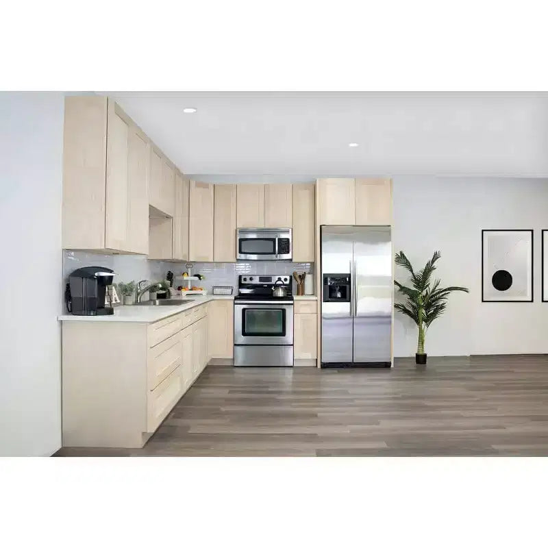 Meuble de cuisine bas CASAINC de 30 po L x 24 po P x 34,5 po H avec tiroir et charnières à fermeture amortie, en contreplaqué, armoire RTA