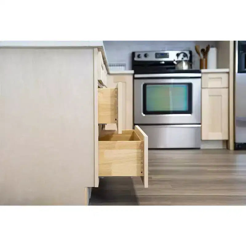 Meuble de cuisine bas CASAINC de 30 po L x 24 po P x 34,5 po H avec tiroir et charnières à fermeture amortie, en contreplaqué, armoire RTA