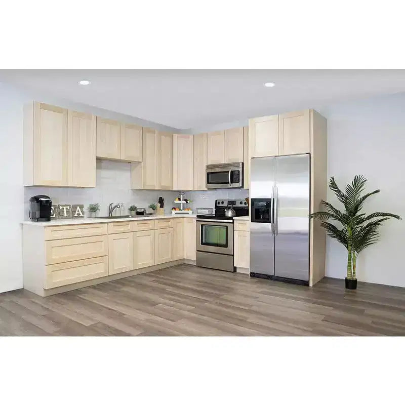 Meuble de cuisine bas CASAINC de 30 po L x 24 po P x 34,5 po H avec tiroir et charnières à fermeture amortie, en contreplaqué, armoire RTA
