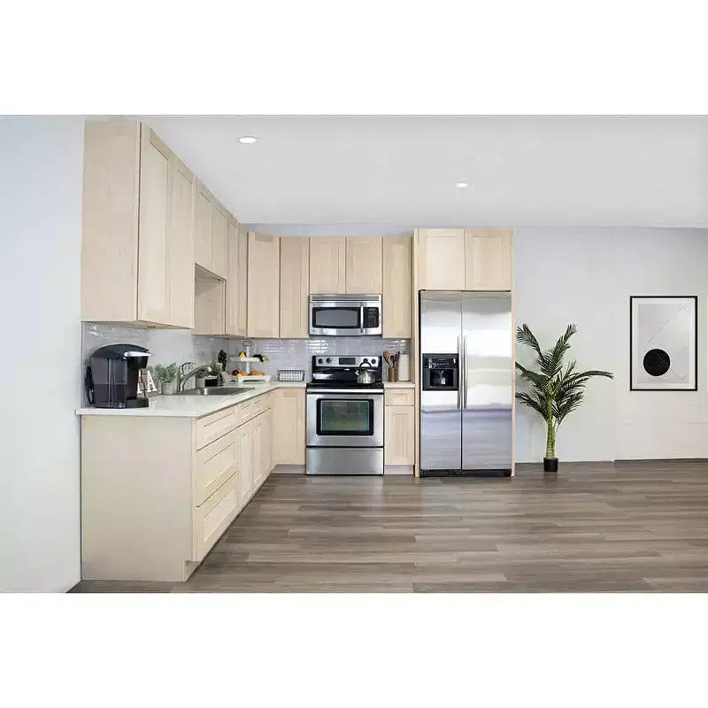 Meuble de cuisine bas CASAINC de 30 po L x 24 po P x 34,5 po H avec tiroir et charnières à fermeture amortie, en contreplaqué, armoire RTA