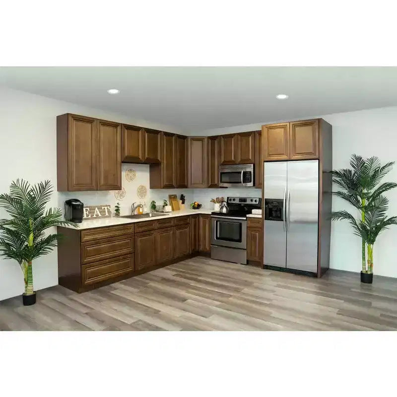 Meuble de cuisine bas CASAINC de 30 po L x 24 po P x 34,5 po H avec tiroir et charnières à fermeture amortie, en contreplaqué, armoire RTA