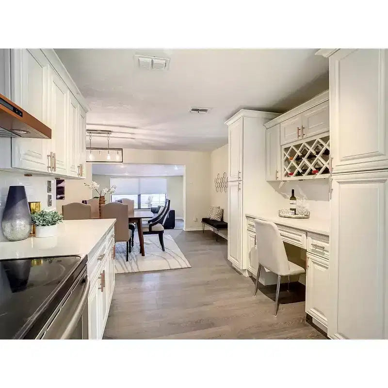 Meuble de cuisine bas CASAINC de 30 po L x 24 po P x 34,5 po H avec tiroir et charnières à fermeture amortie, en contreplaqué, armoire RTA