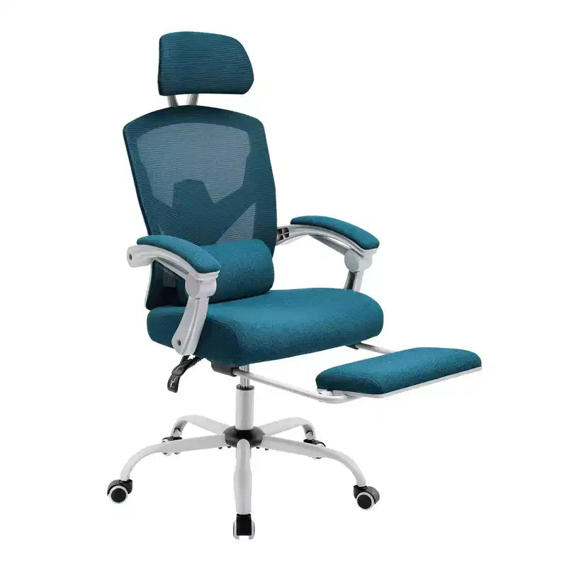MAYEERTY Chaise de bureau pivotante à 360° réglable en hauteur, siège pneumatique, capacité de poids de 125 kg