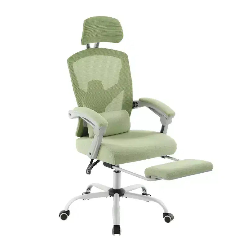 MAYEERTY Chaise de bureau pivotante à 360° réglable en hauteur, siège pneumatique, capacité de poids de 125 kg