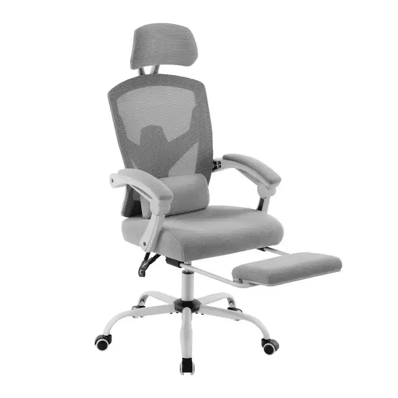 MAYEERTY Chaise de bureau pivotante à 360° réglable en hauteur, siège pneumatique, capacité de poids de 125 kg