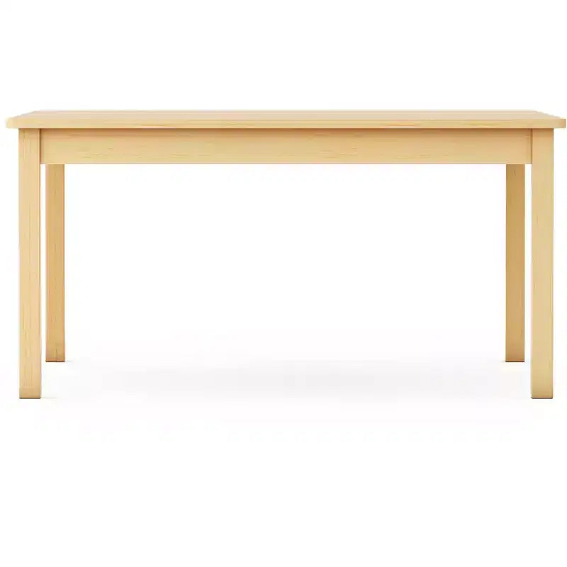 Table pour tout-petits Guidecraft EdQ - Naturel : Table d'activités rectangulaire en bois pour enfants, 76x91 cm | Bureau pour tout-petits pour salle de jeux, école maternelle, garderie