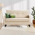 Dyonery 50 Loveseat Sofa,Tool-Free Setup Small Couches,Beige
