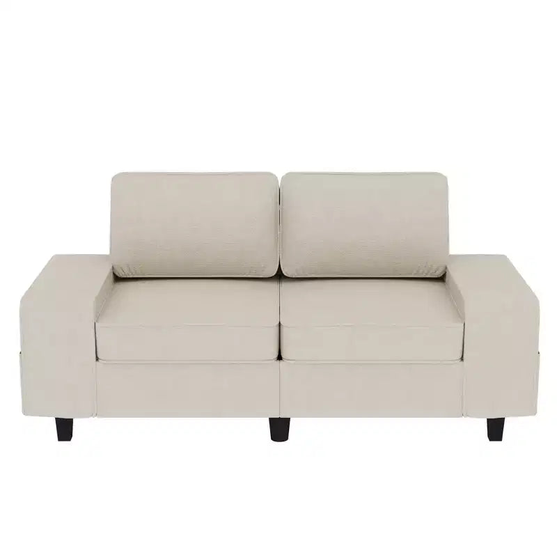 Causeuse d'intérieur de style moderne Uptiot avec poches latérales
