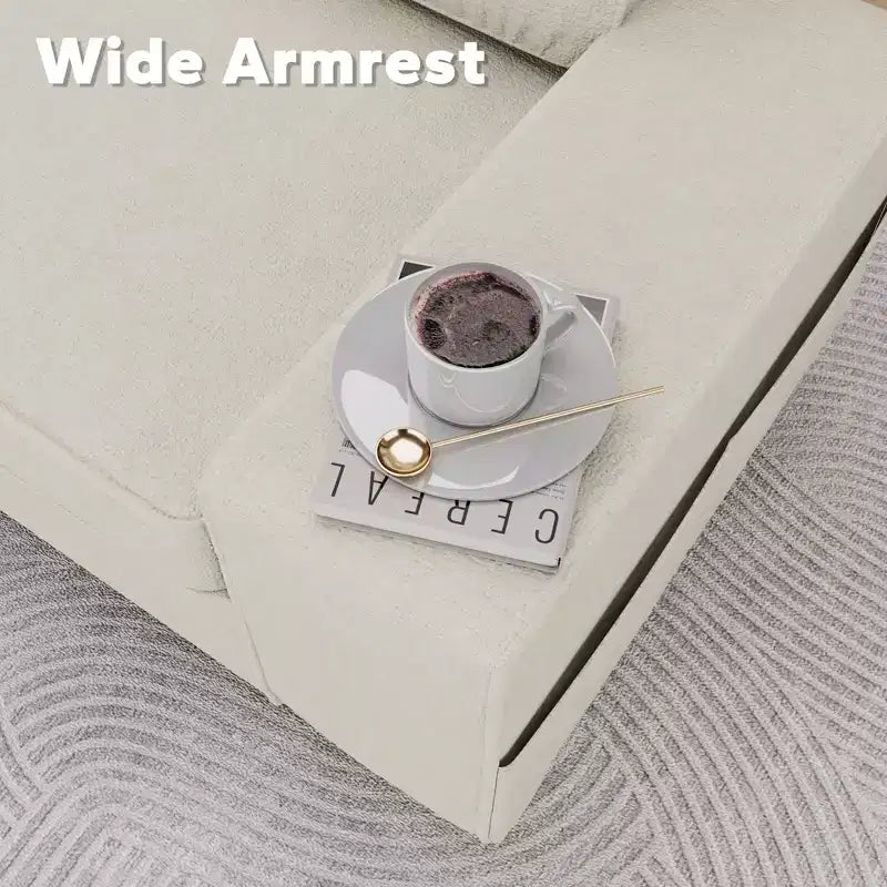 Causeuse d'intérieur de style moderne Uptiot avec poches latérales