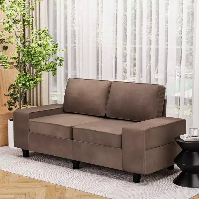 Causeuse d'intérieur de style moderne Uptiot avec poches latérales