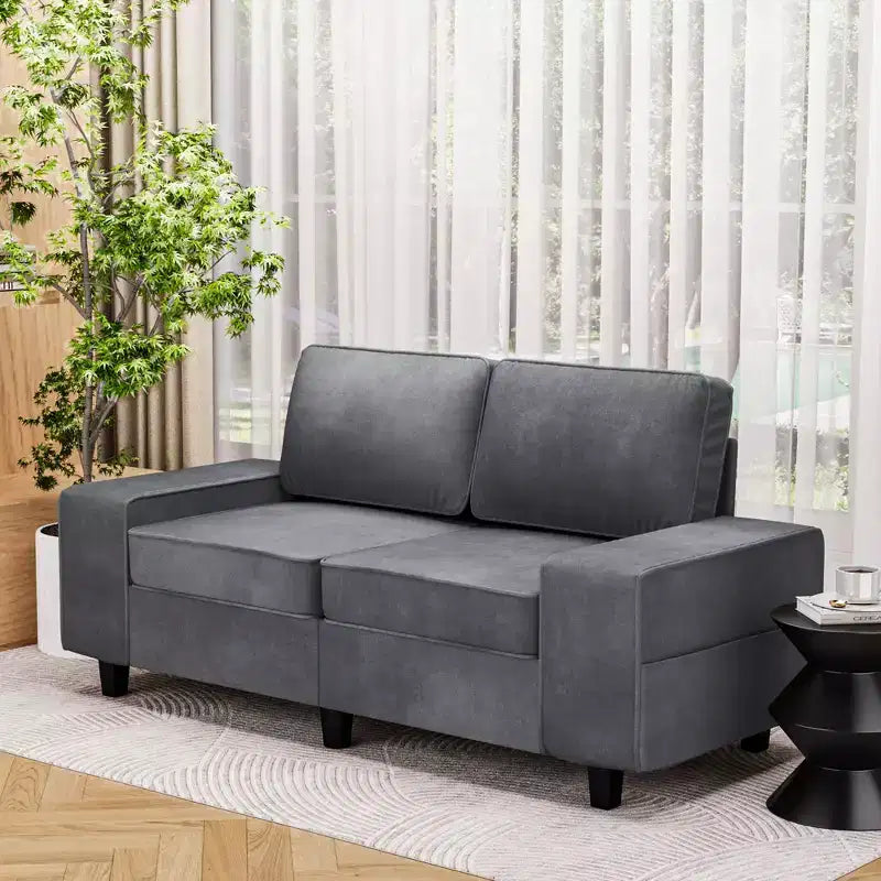Causeuse d'intérieur de style moderne Uptiot avec poches latérales