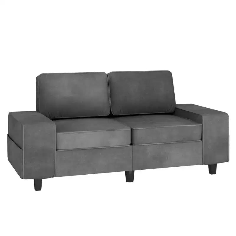 Causeuse d'intérieur de style moderne Uptiot avec poches latérales
