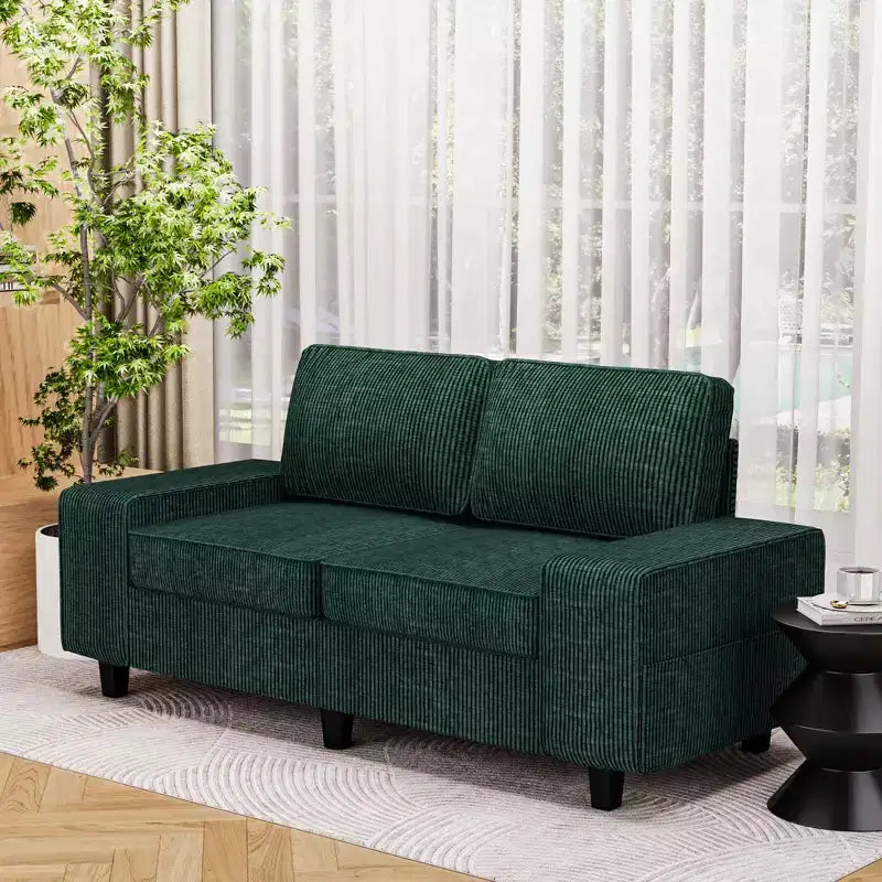 Causeuse d'intérieur de style moderne Uptiot avec poches latérales