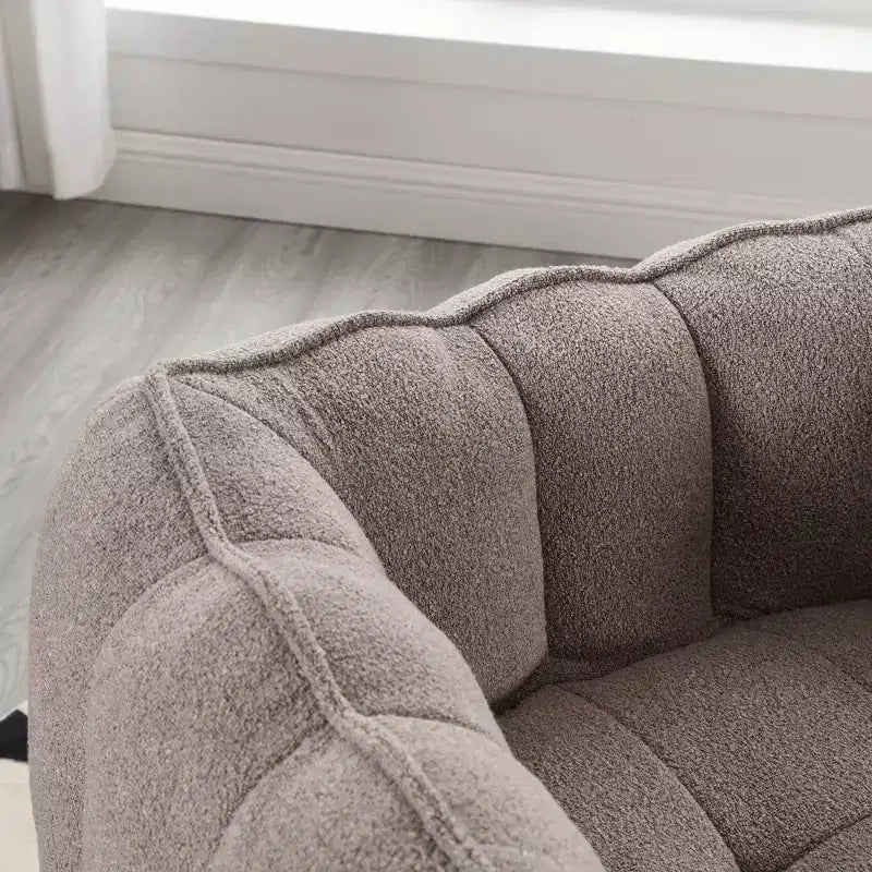Fauteuil poire souple en mousse (copeaux) haute résilience pour salon et chambre à coucher