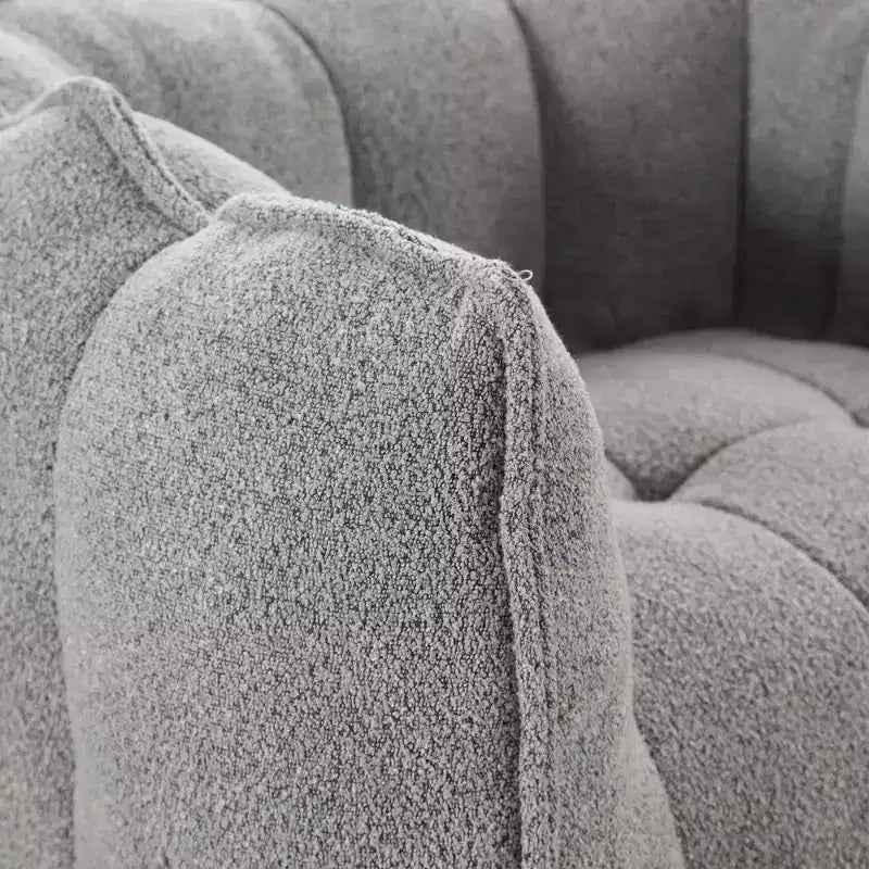 Fauteuil poire souple en mousse (copeaux) haute résilience pour salon et chambre à coucher