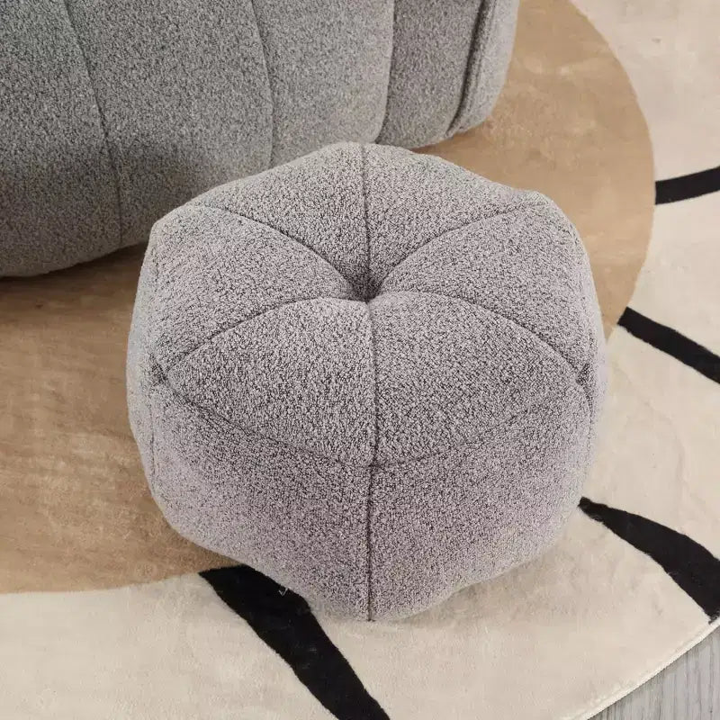 Fauteuil poire souple en mousse (copeaux) haute résilience pour salon et chambre à coucher