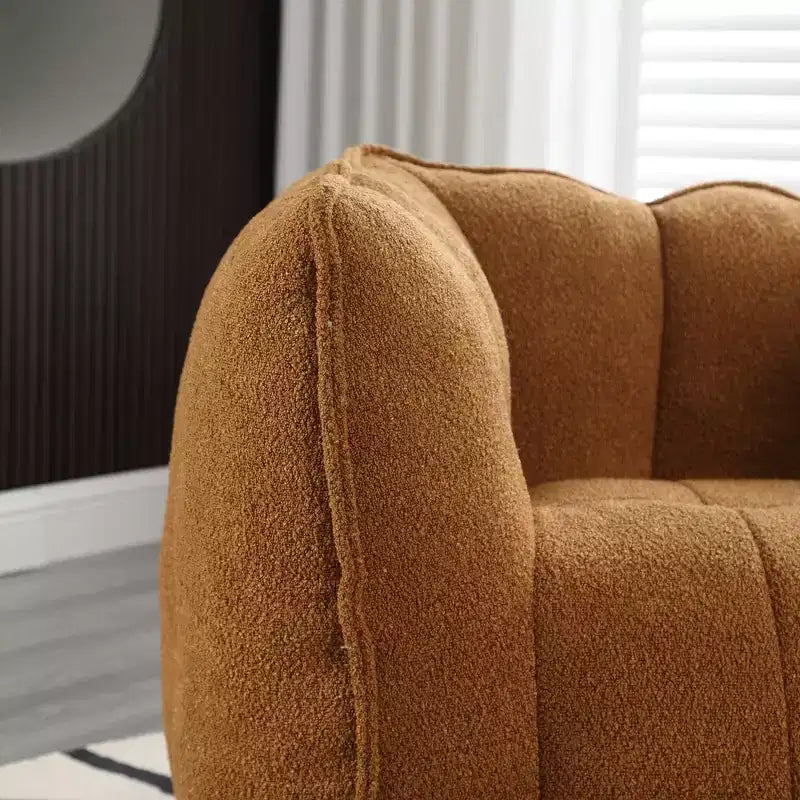 Fauteuil poire souple en mousse (copeaux) haute résilience pour salon et chambre à coucher