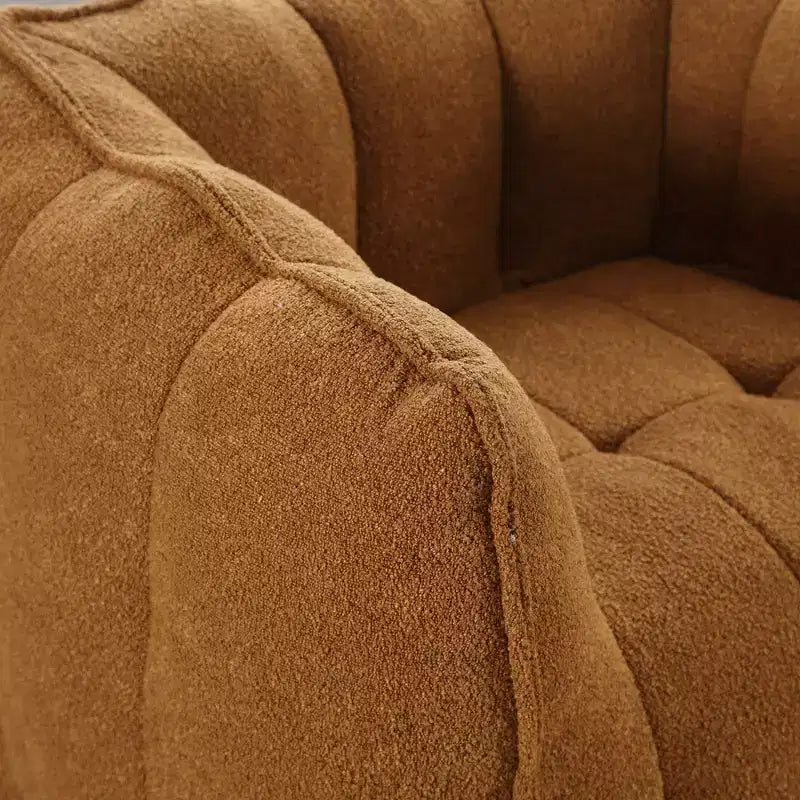 Fauteuil poire souple en mousse (copeaux) haute résilience pour salon et chambre à coucher
