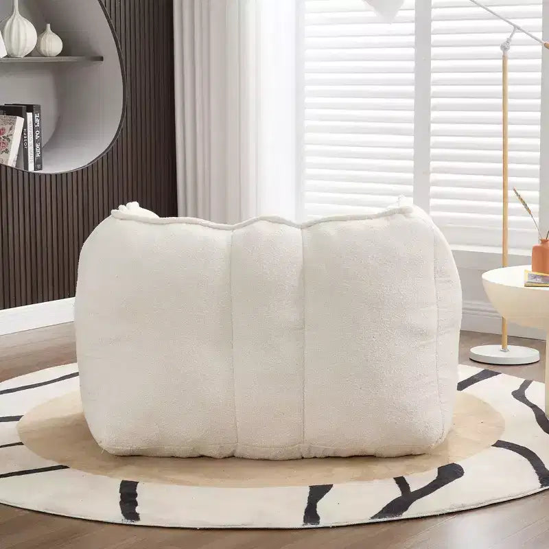 Fauteuil poire souple en mousse (copeaux) haute résilience pour salon et chambre à coucher