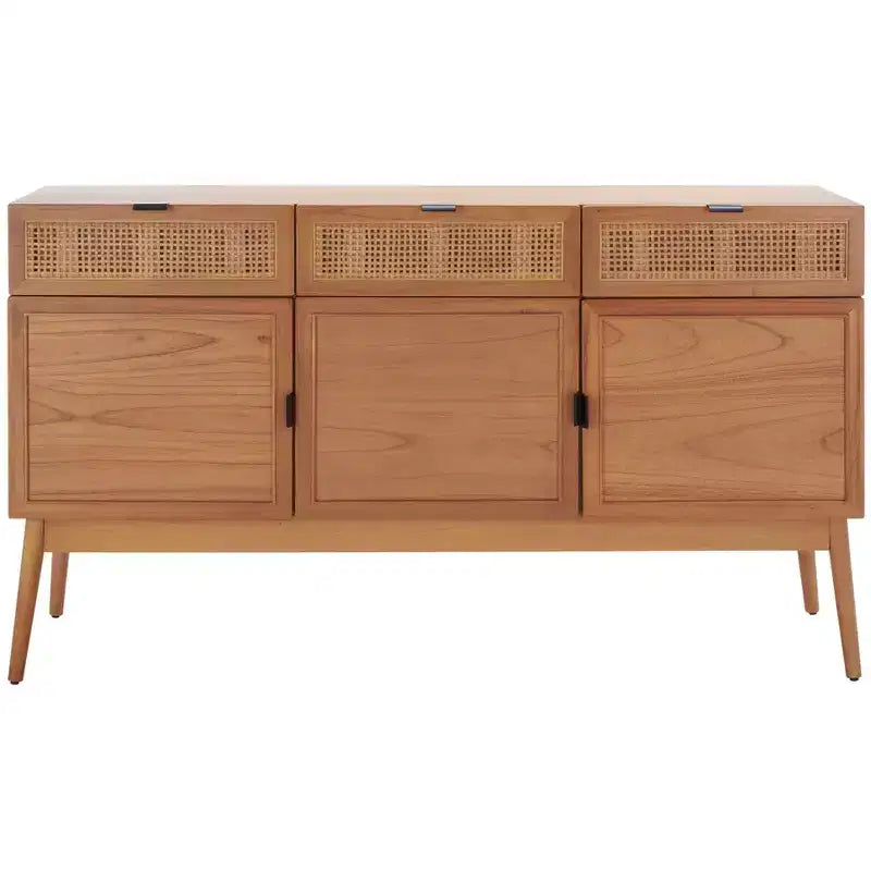 Suri 3 Drawer 3 Door Side Board - MED5004 - Natural - Safavieh