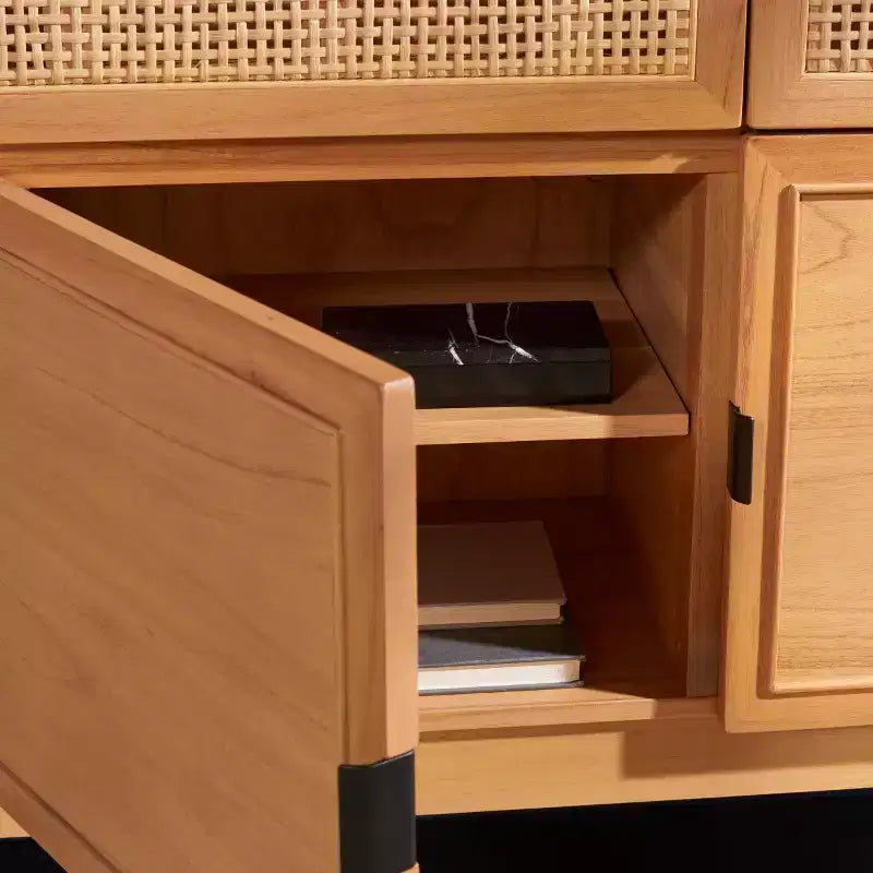Buffet 3 tiroirs 3 portes Suri - MED5004 - Naturel - Safavieh