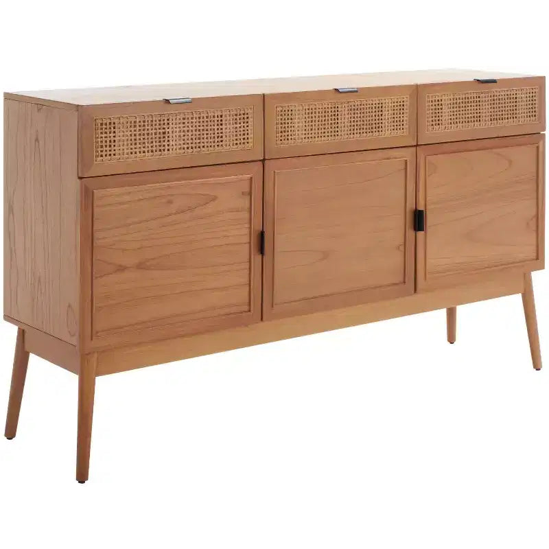 Buffet 3 tiroirs 3 portes Suri - MED5004 - Naturel - Safavieh