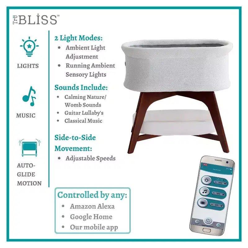 TruBliss Evi Berceau intelligent