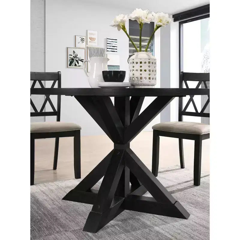 Table à manger Windvale avec piètement en croix