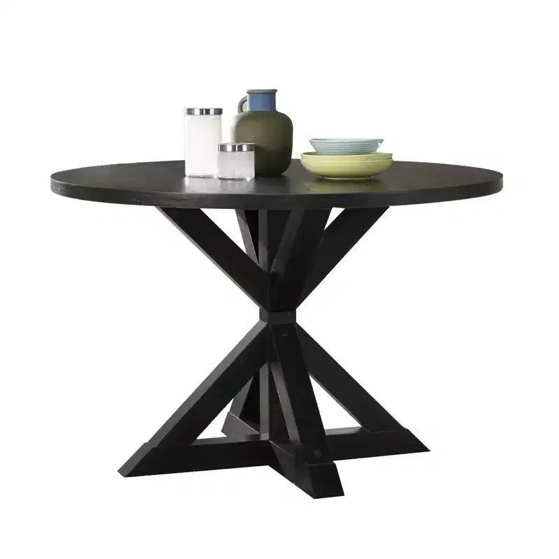 Table à manger Windvale avec piètement en croix