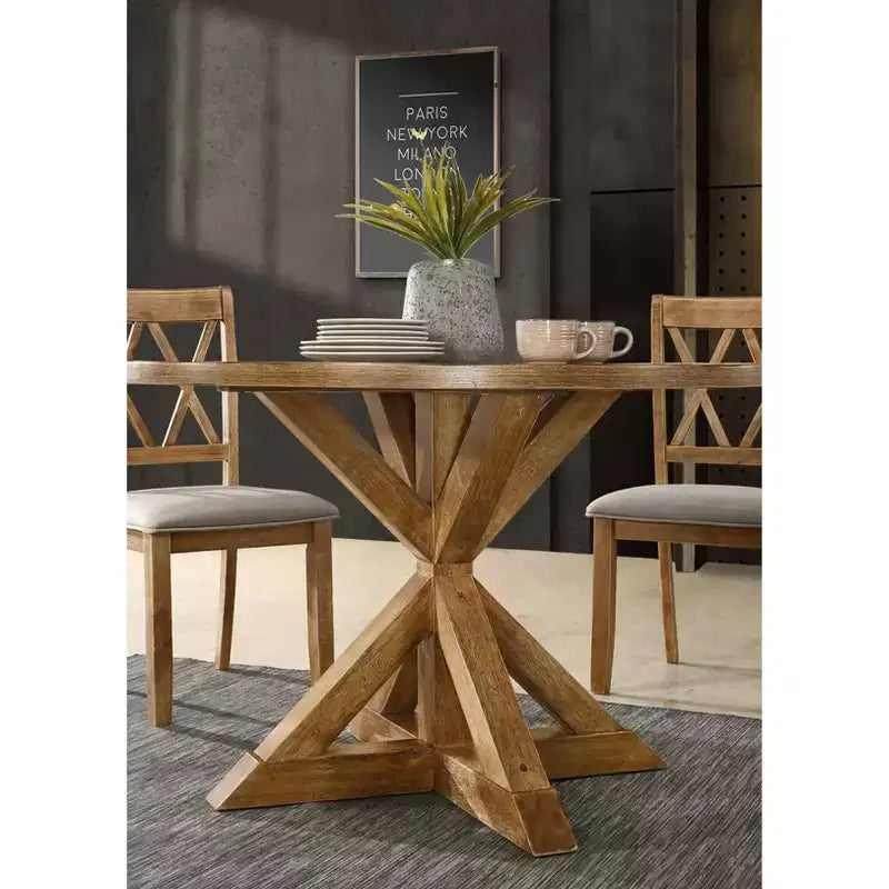 Table à manger Windvale avec piètement en croix